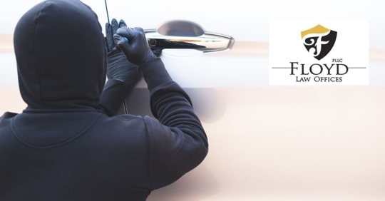 car burglary underway